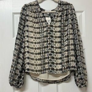 EVEREVE Dye Effect Valerie Blouse NWT